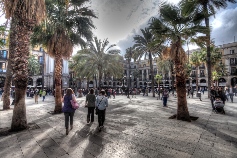 Plaza del Rey Barcelona - JA028417 (HDR)