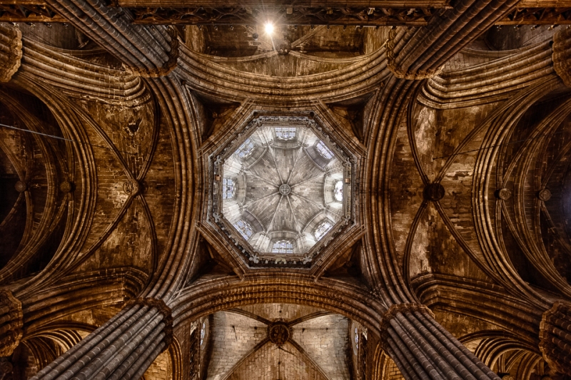 Catedral de la Santa Creu, Barcelona - JA028592 (HDR)
